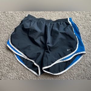 Nike run shorts navy blue Large